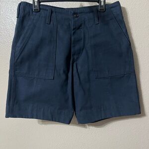Men's Filson Military Navy Blue Utility Pocket Shorts. Sz-32 GUC